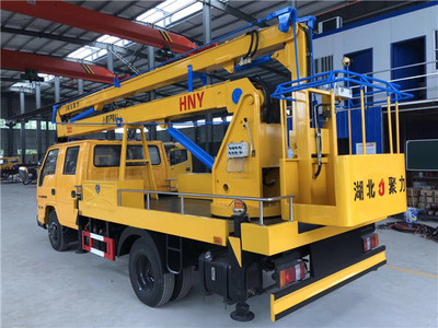 湖北福田43米高空作業車價格解析及產品圖片，兼談清洗吸污車選購要點